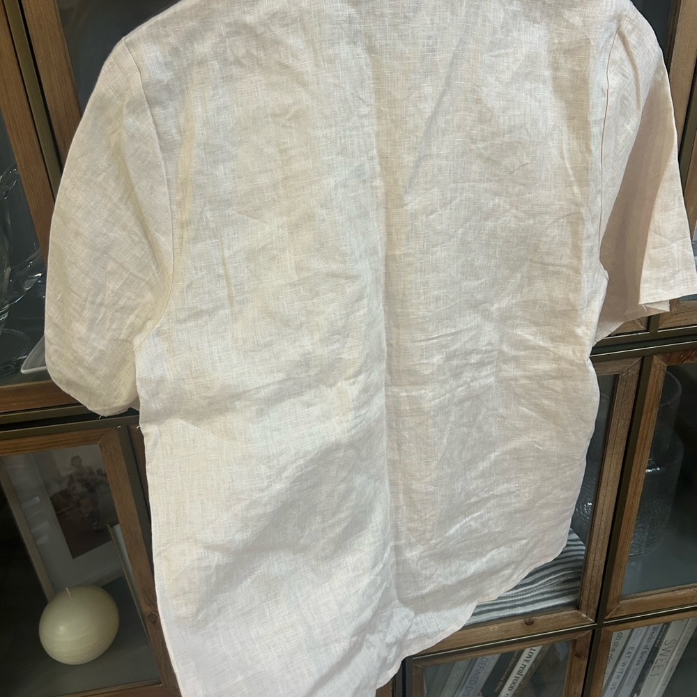 100% Linen Blouse Women - Picture 7 of 8
